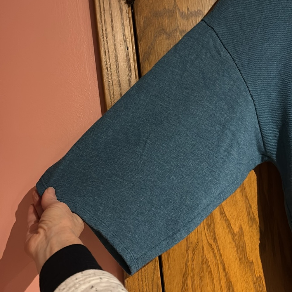Pure Jill sweater/sweatshirt loose mock turtle tunic - Picture 2 of 8